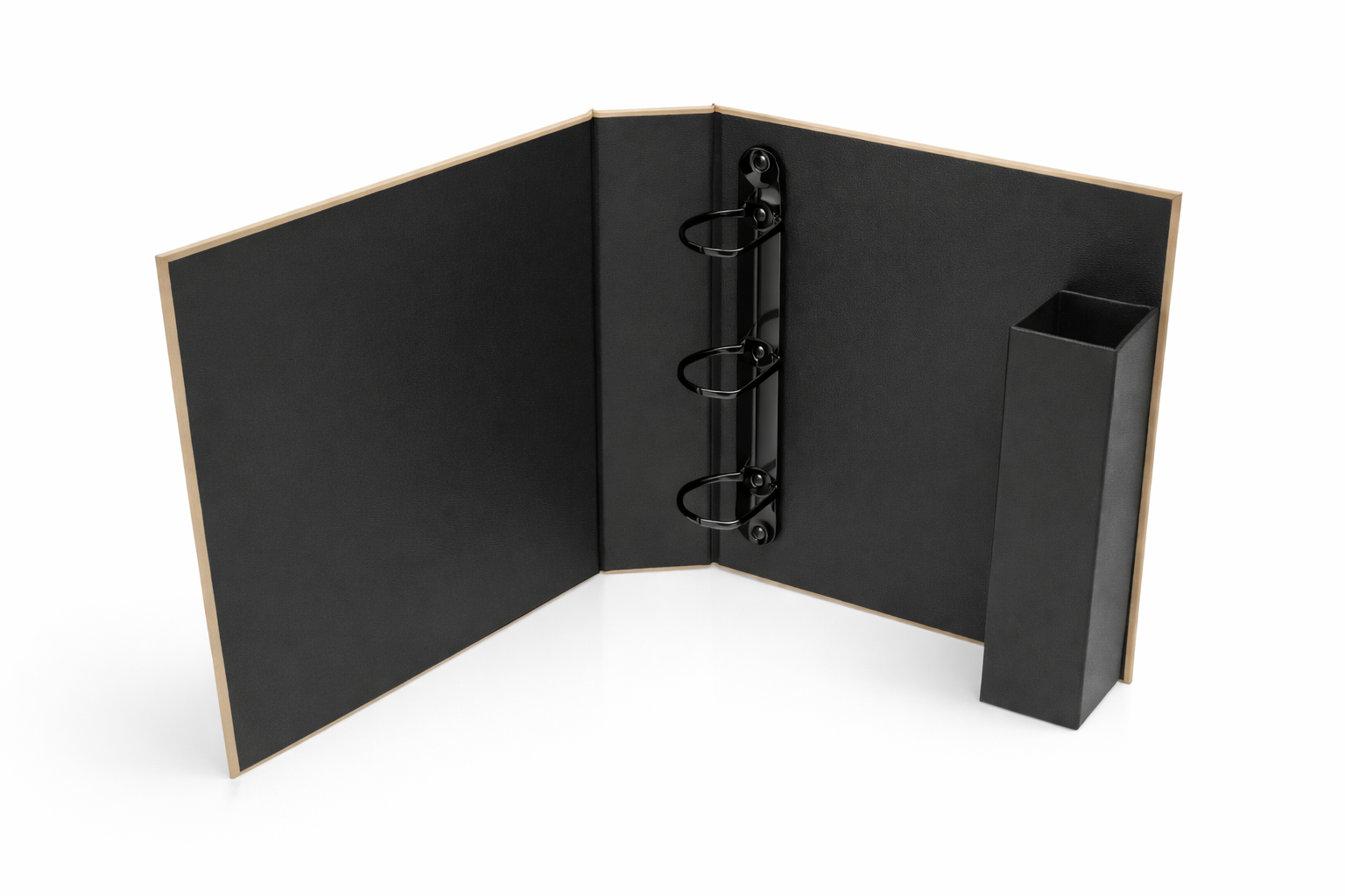 Vertical Storage Compartment Presentation Ring Binder